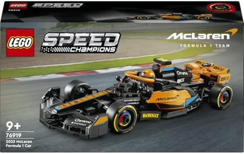 LEGO Speed Champions 2023 McLaren Formula 1 Yarış Arabası Set 76919 – 9 Yaş ve Üzeri Kız ve Erkek Çocukları için Koleksiyonluk Oyuncak Model Yapım Seti, Çocuk Doğum Günü Hediyesi Fikri (245 Parça) - Görsel 3