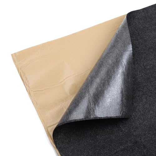 Tissu flanelle autocollant 1m isolation acoustique caisson