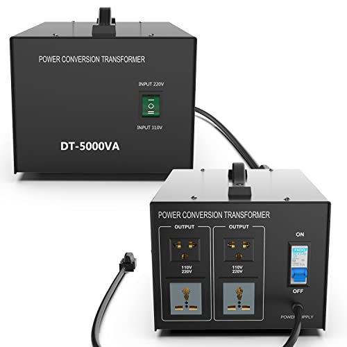 Amazon.co.jp: 5000W 変圧器 100v 110v 220v 40A アップトランス