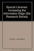Special Libraries: Increasing the Information Edge (Sla Research, No 9) 0871114143 Book Cover