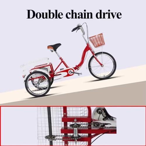 Triciclo Plegable 20 Pulgadas para Adultos miniatura 5