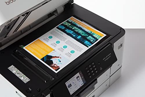 Brother MFC-J5740DW 4-in-1 Farbtintenstrahl-Multifunktionsgerät (2 x 250 Blatt Papierkassette, Drucken, scannen, kopieren, faxen), Weiß, Mittel – Bild 5