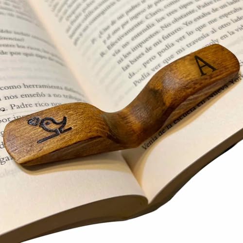 Soporte de página Lectura - Instrumento de madera, Mantenimiento preciso de obras | Aficionados Novelas Poesía Ensayos Estudios Escritores Coleccionistas, Accesorio para Oficina Hogar Educación