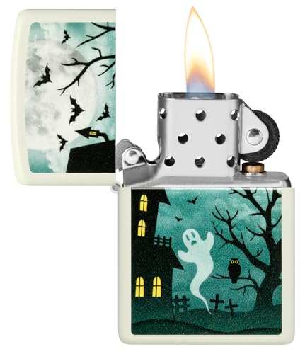 Encendedor Zippo Spooky Design Verde fosforescente miniatura 4