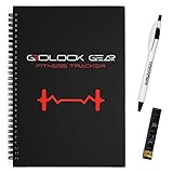 Gridlock Gear Fitness Journal for Men and Women - US Marine Designed Workout Planner and Exercise...