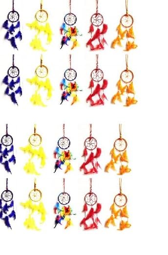 Return Gift for Ladies Woman in Bulk for Pooja Functions Kitty Party Baby Shower haldi cermony Home Decor - Dream Catchers(4 inch Dia) (4)-image-24