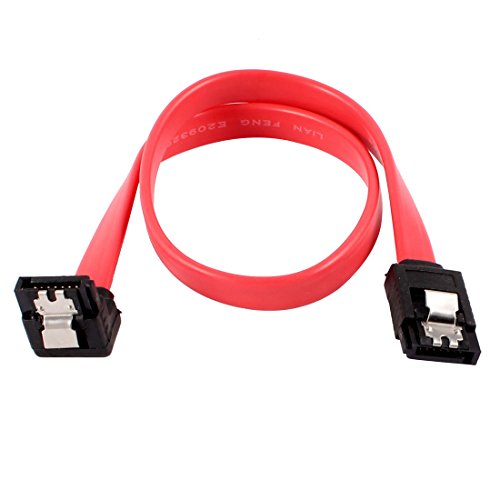 Cable de datos SATA 7 pines 12" rojo