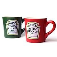 Amazon.co.jp: maebata Heinz ハインツ ペアマグセット(グリーン