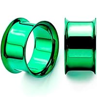 Algopix Similar Product 7 - Body Candy 2Pc Green Anodized Steel