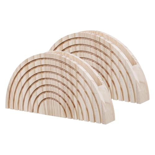 Floreros de madera colgantes para decorar paredes vacías con plantas secas 2