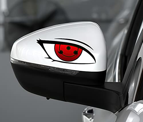 Sharingan Stickers Autocollants Décoration De La Voiture Naruto Dessin Animé Stickers Muraux Manga Stickers Skate Stickers Moto Cover