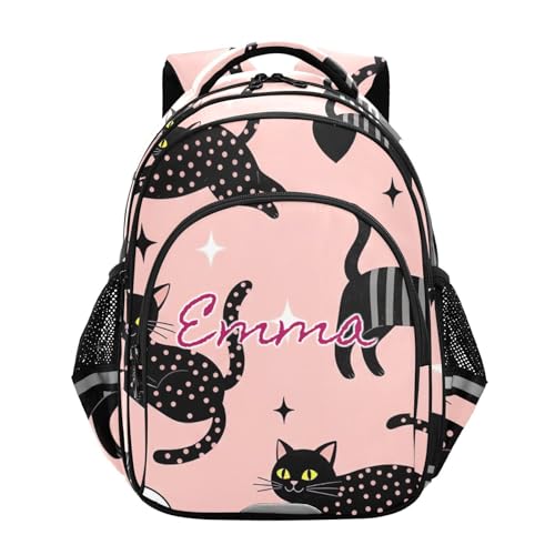 Sac à dos personnalisé enfants rose à pois : le cadeau unique pour la rentrée