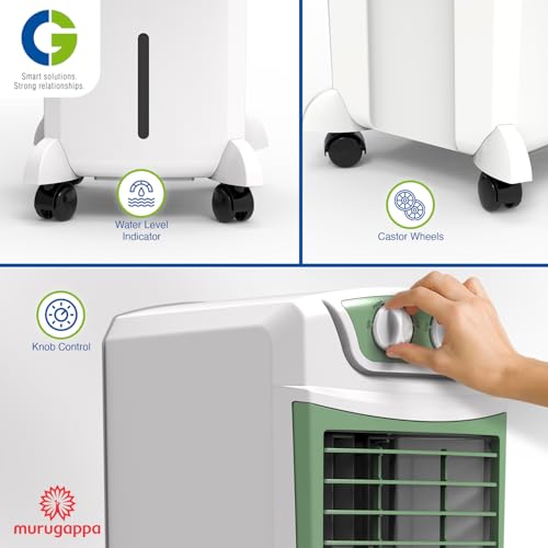 Image of CG 35L Tower Air Cooler for Home | Inverter Compatible | Honeycomb Pads | Adjustable Louvers | Water Level Indicator | up to 18Ft Air Throw | 1 Yr Manufacturer Warranty