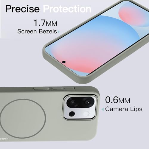 Image of KARWAN️Magnetic Ultra Slim-Fit Back Case Cover for Oneplus 13T |Hard PC Case Cover| Ultra-Thin & Light Weight with [Ultra Premium Feel] Case for Oneplus 13T(6.3 inch)(Grey)