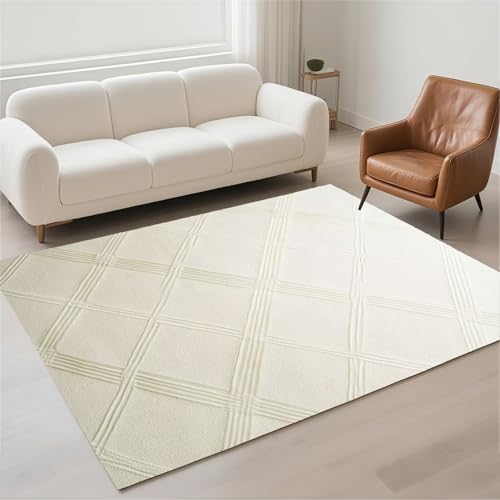 Tapis de couloir moderne lavable et antidérapant en pile bouclée douce - 2