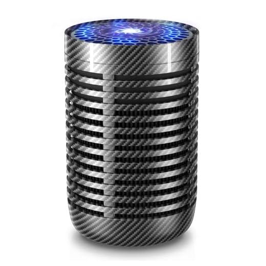 Car Air Purifier, AIRFEEL Mini Air Purifier for Car with True HEPA Filter Cleans Air, Eliminates Smoke & Odor, Small Air Purifier for Traveling, Home, Office Use (Black)