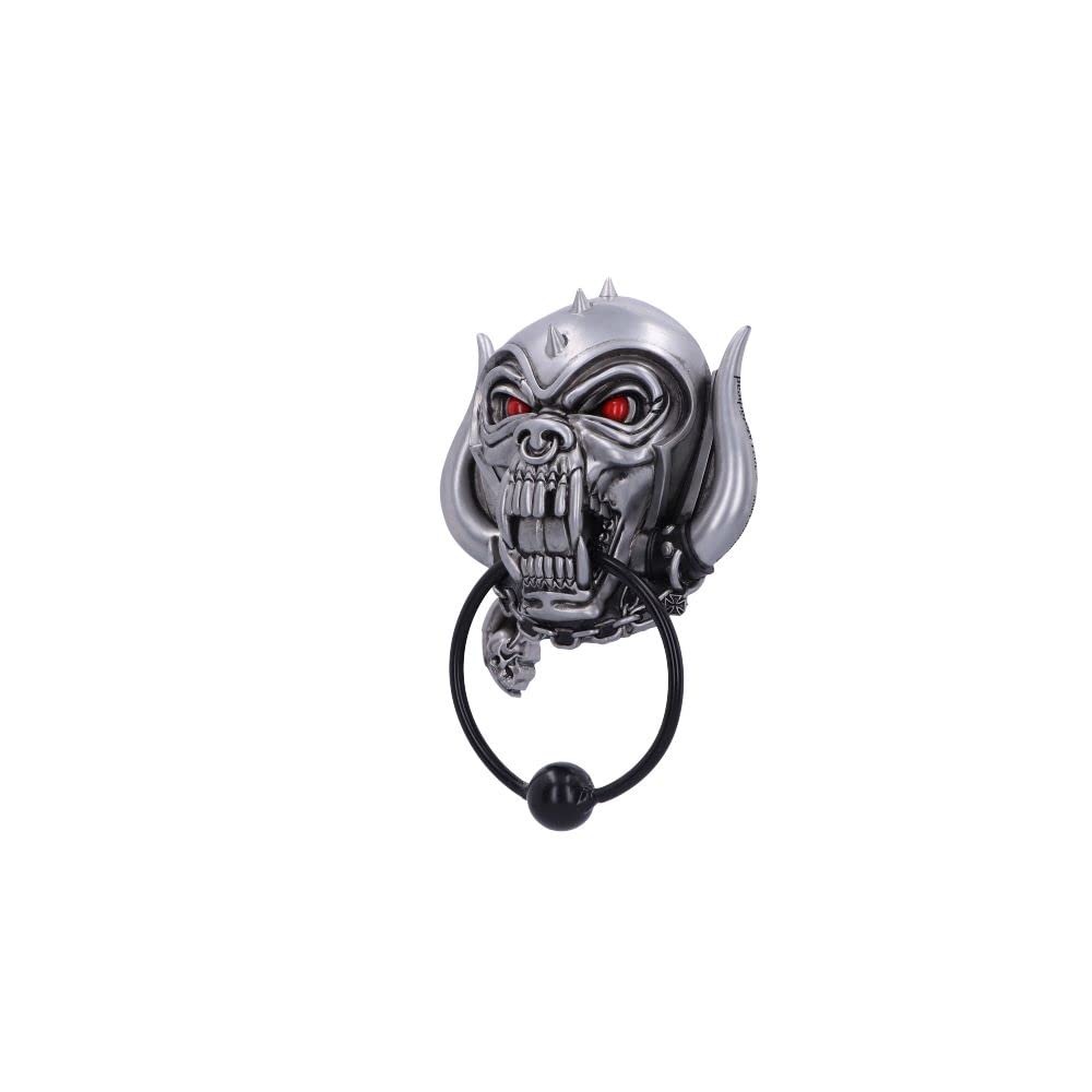 Nemesis Now Heurtoir de porte Warpig sous licence officielle Motorhead, argenté, 17 cm