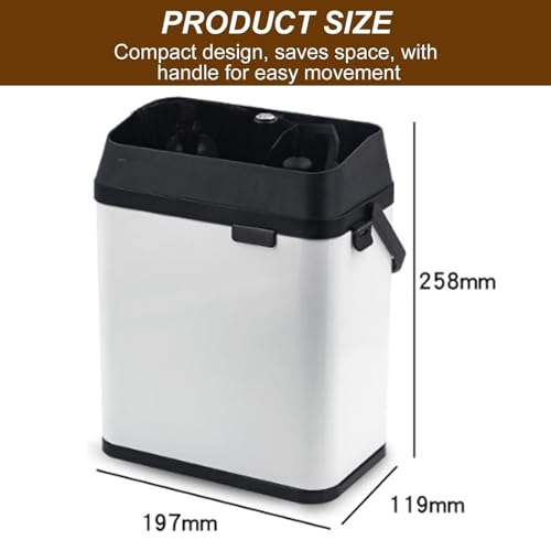 Pulitore Automatico per Portafiltro del caffè - Pulisce i Fondi di caffè in Pochi Secondi per Baristi e Appassionati di caffè (Argento)