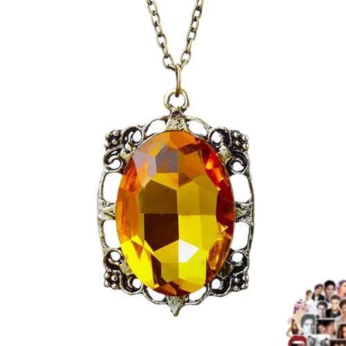 YouU The Vampire Bonnie Bennett Lot de 21 colliers autocollants pour fans de cosplay, Zinc, Pas de gemme