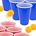 Beer Pong Complete Set - Fairly Odd Novelties - 22 Cups, 4 Ping Pong Balls Fun Competitive Drinking Game