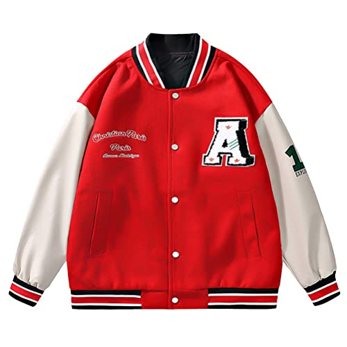 YiJee KPOP College Jacke Damen - Anime Streetwear Mit Heroic Huntr/X Print, Bequeme Übergangsjacke