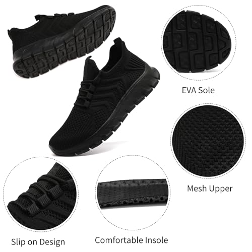 Image of Running Shoes Women Tennis Sneakers Slip on Walking Gym Non Slip Work Workout Athletic Casual Jogging Shoe