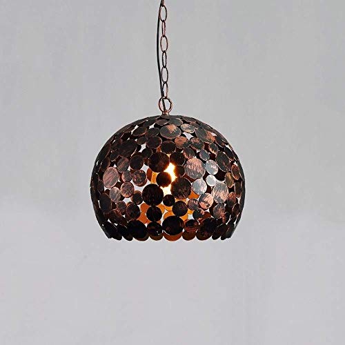 Lustre suspension industrielle rétro en métal pour bar et restaurant
