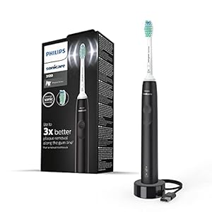Philips Sonicare 3100-serie sonische elektrische tandenborstel, met ingebouwde druksensor, SmarTimer en QuadPacer…