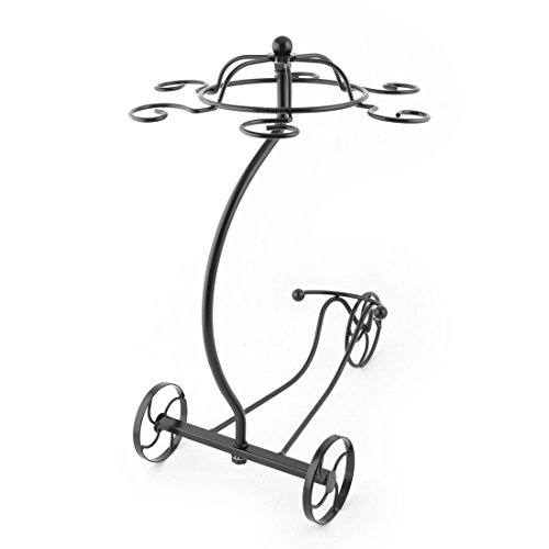 Soporte para Botellas y Copas de Vino Ruilogod Negro miniatura 2