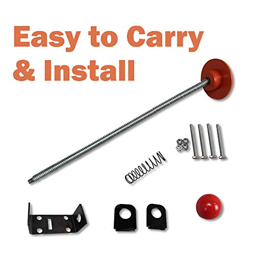 Sidasu Orange Ladder Leveler Pair Extension Ladder Stabilizer Adjustable Feet Levelers Ladder Leveler Feet up to 550LBS Ladder Extension for Stairs