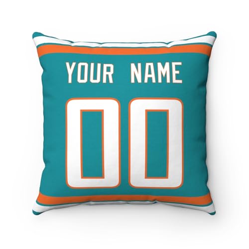Image of ANTKING Throw Pillow 2 Pack Custom Any Name and Number Personalized Gift for Men Women Boys