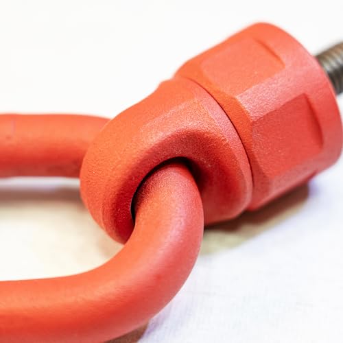 Image of 2pcs M12 x 18 0.5-1Ton Swivel Eye Bolt 360 Rotating Eyebolts G80 High Strength Alloy Steel Lifting Die Bolts Crane Machinery Parts Hoist Ring Heavy Duty Strength ob is 1080MPa