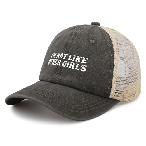 I'm Not Like Other Girls Trucker Hat Women Funny Mesh Cap for Summer2