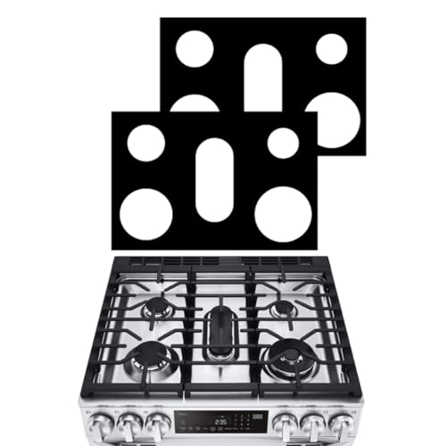 2Pcs 30Inch Stove protector liner For LG 30 Inch Gas