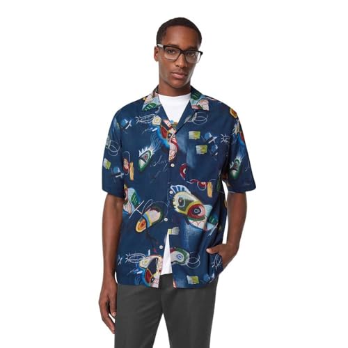 Scotch & Soda Shirt Homme en coupe relaxed-fit à manches courtes
