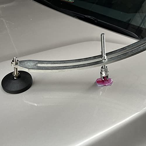 67Pcs/Set Car Paintless Dent Removal Kit, Auto Fender Damage Repair Big Curved Rod Crowbar Puller Lifter Rods Tools With Glue Tabs, Glue Sticks, Leveling Tools And More For Car Body Dent Repair #TOP3