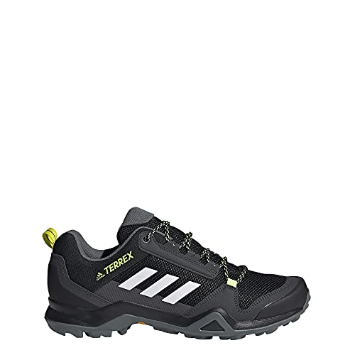 Adidas Outdoor Men's Terrex Ax3 Hiking Boot, Black/White/Acid Yellow, 10.5 #TOP5