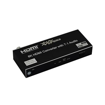 31HT 8K 60hz HDMI Audio Extractor Separates one Source to TV, HDMI Audio only and Optical/coaxial / 3.5mm