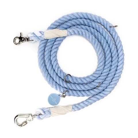 The Lucy & Co. Denim Blue Hands-Free 6-in-1 Rope Leash Cover