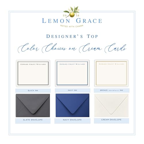 Lemon Grace Co Personalized Mens Stationery Set thumb #3