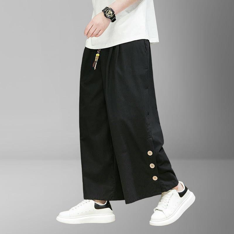 Pantalon style chinois uni pour vos vacances et sorties d'été