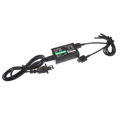 OSTENT US Plug AC Wall Power Adapter USB Charger Charging Cable Cord for Sony PlayStation PS Vita PSV