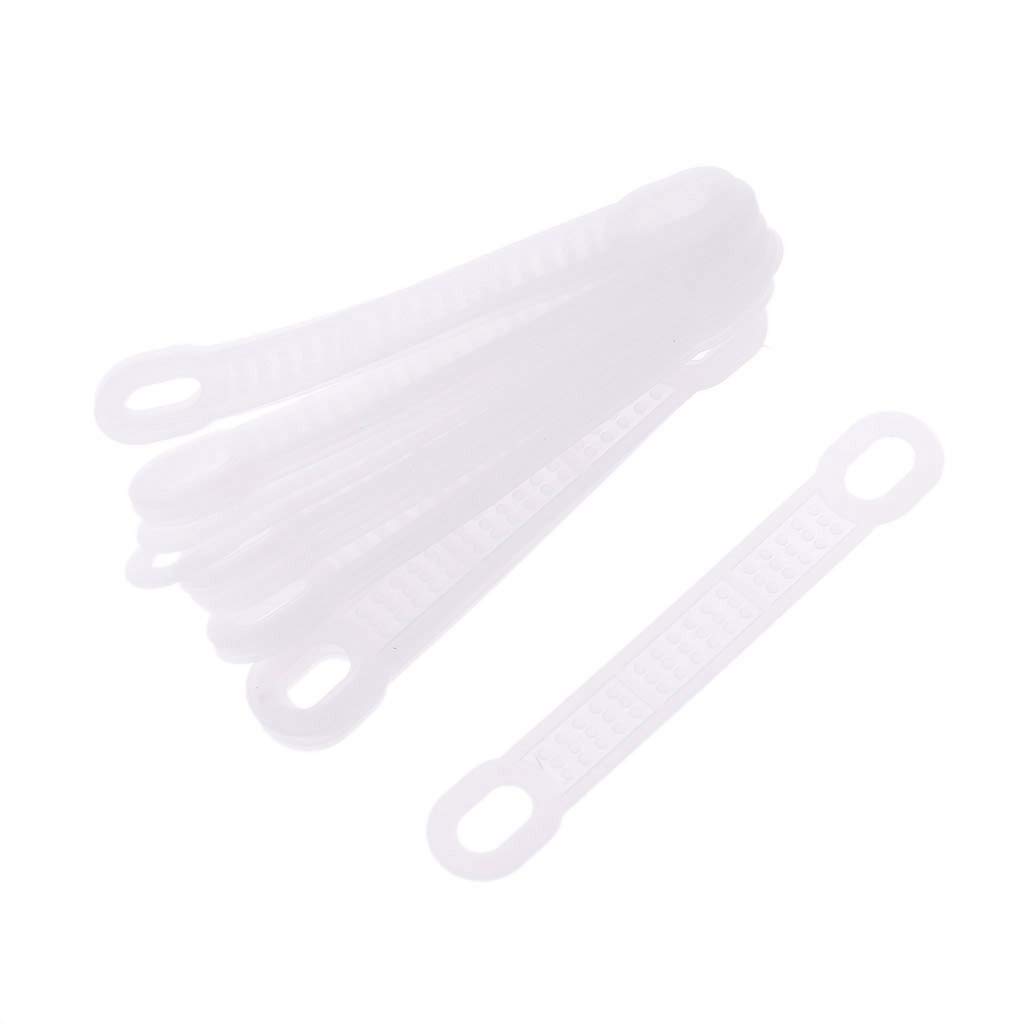 MM456 20pcs Large Silicone Clothes Hanger Non Slip Shoulder Strap Grip Strip Pad (S)