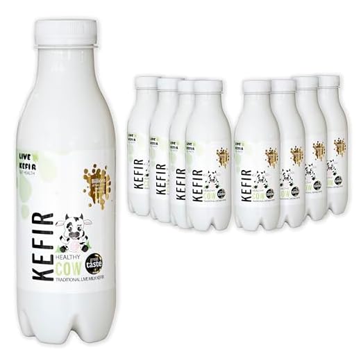 Healthy Cow 8 Bottles of Kefir Milk