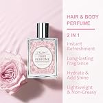 Hair Perfume for Women - Long-Lasting Scent, Frizz Control & Odor-Eliminating Formula, Pheromone-Infused, Hair & Body Fragrance Mist, Perfume Oil Nourishes & Hydrates, Fresh Romantic Rose Scent - Image 3