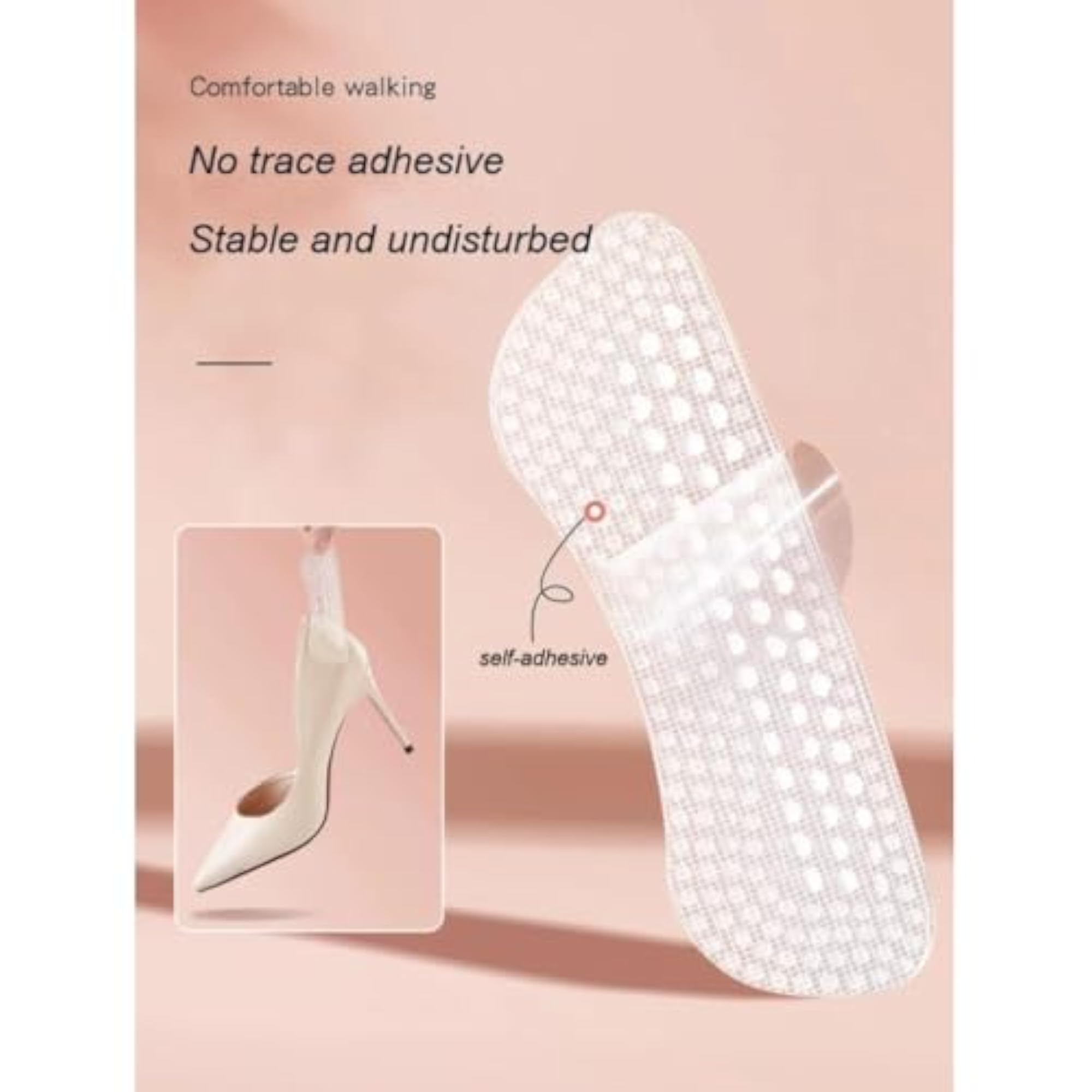 Silicone Heel Pads for Pain Relief and Comfort, Anti-Slip Design