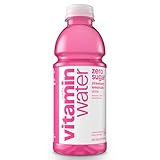 vitaminwater zero shine, electrolyte enhanced water w/ vitamins, strawberry lemonade drink, 20 fl oz