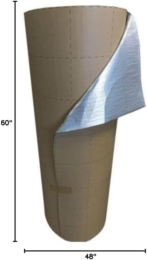 Heat Shield Reflective Insulation CAR Sound Deadening Noise Adhesive 4X5 5MM