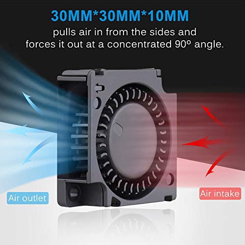 Gdstime 30Mm X 30Mm X 10Mm 12V Mini Brushless Cooling Blower Fan Dual Ball Bearing #TOP4