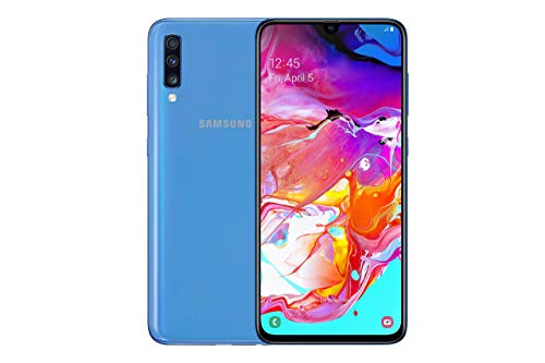 Samsung Galaxy A70 Dual-SIM 128GB 6.7-Inch FHD+ Android 9 Pie UK Version Smartphone - Blue (Renewed)